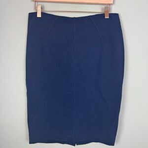 BODEN | Navy Blue Ribbed Pencil Skirt Women’s Size 8 Regular